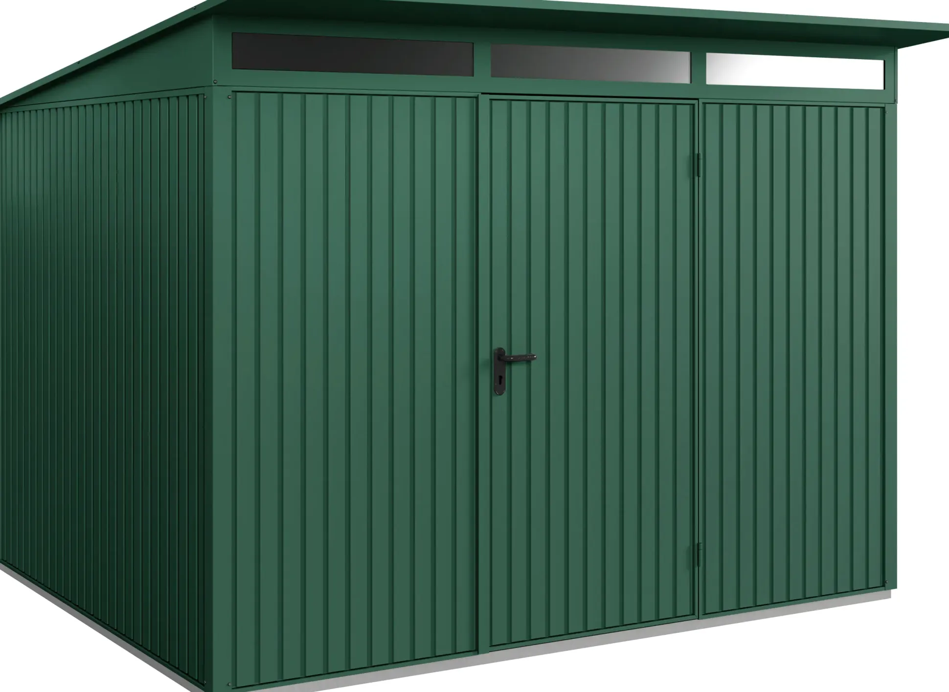 EcoStar Gerätehaus Trend-P Typ 3 312,7 x 283,4 x 232,3 cm moosgrün
