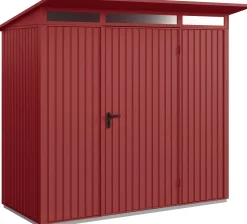 EcoStar Gerätehaus Trend-P Typ 1 purpurrot 247,9 x 153 x 228,6 cm