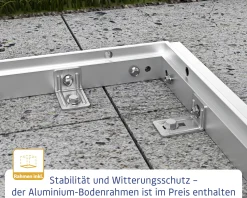 EcoStar Gerätehaus Trend-P Typ 1 purpurrot 247,9 x 153 x 228,6 cm