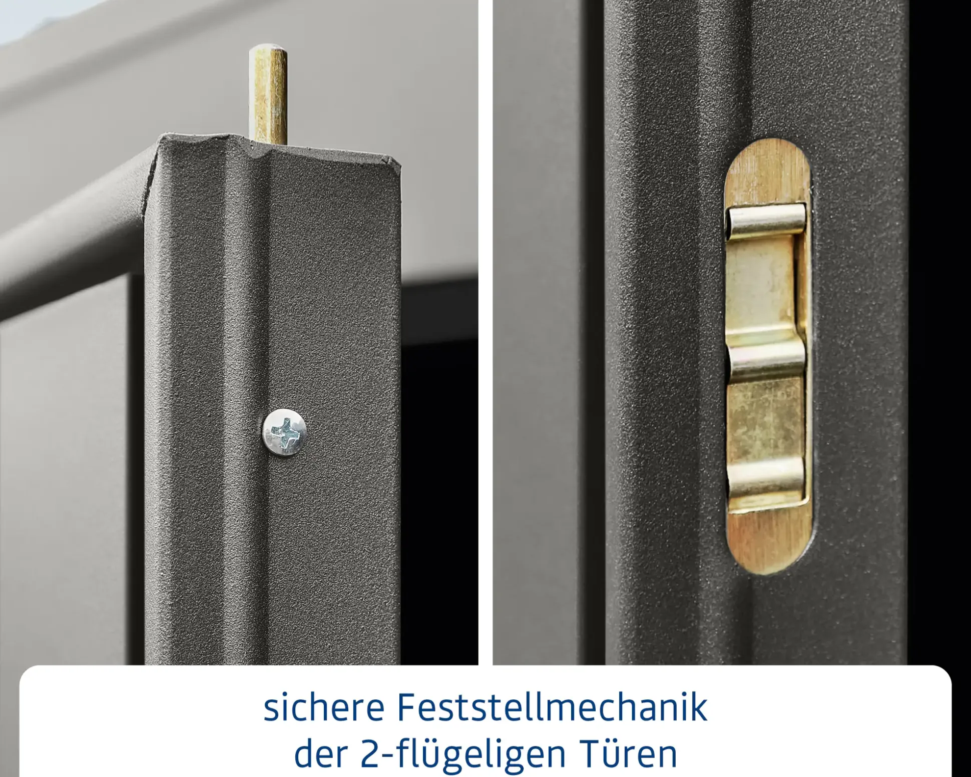 EcoStar Gerätehaus Trend-P Typ 3 graualuminium 312,7 x 283,4 x 232,3 cm