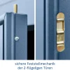 EcoStar Gerätehaus Trend-P Typ 3 312,7 x 283,4 x 232,3 cm taubenblau