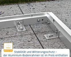 EcoStar Gerätehaus Trend-P Typ 3 312,7 x 283,4 x 232,3 cm taubenblau