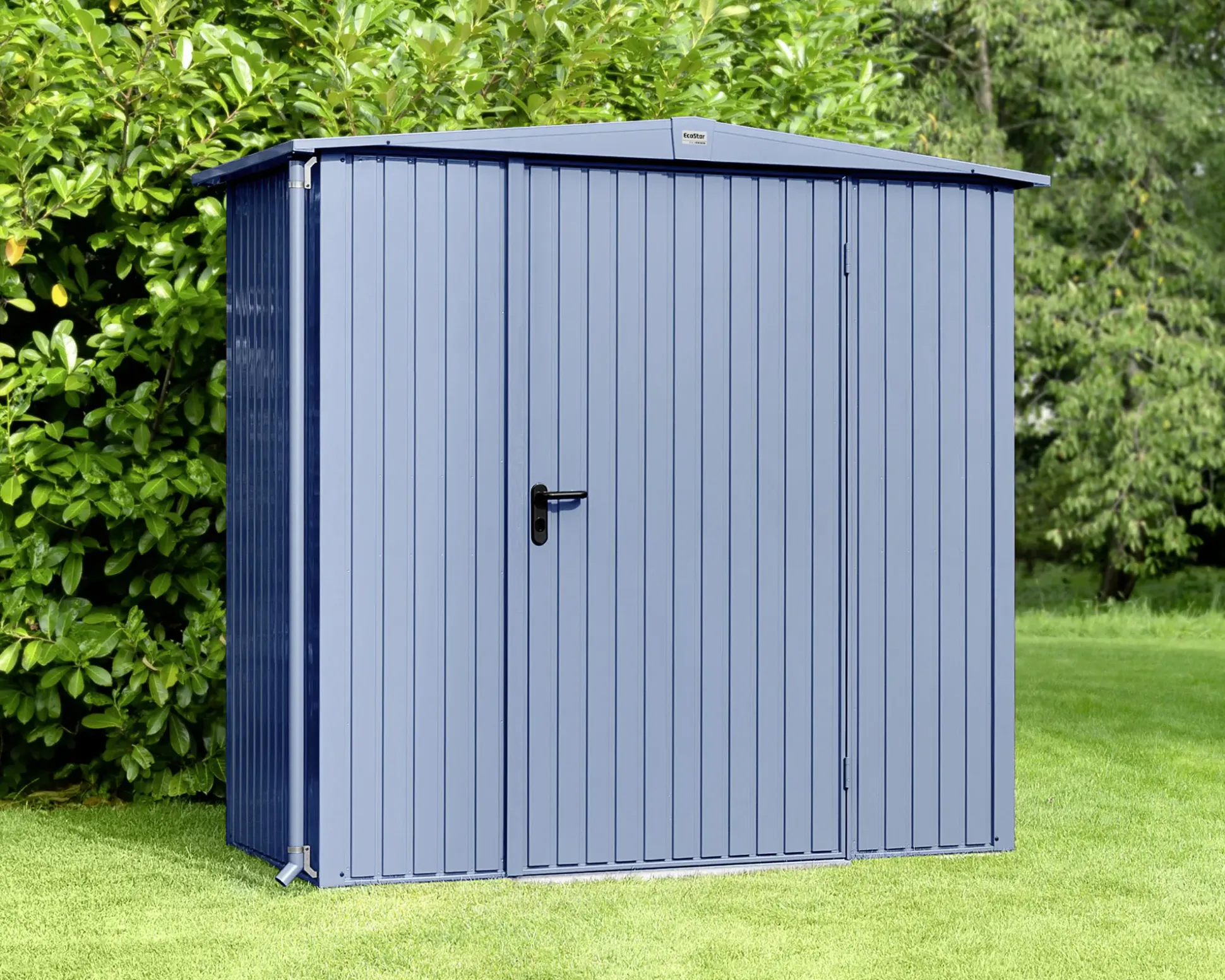EcoStar Gerätehaus Trend-P Typ 3 312,7 x 283,4 x 232,3 cm taubenblau