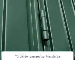 EcoStar Gerätehaus Trend-S Typ 2 258,8 x 247,7 x 216 cm moosgrün