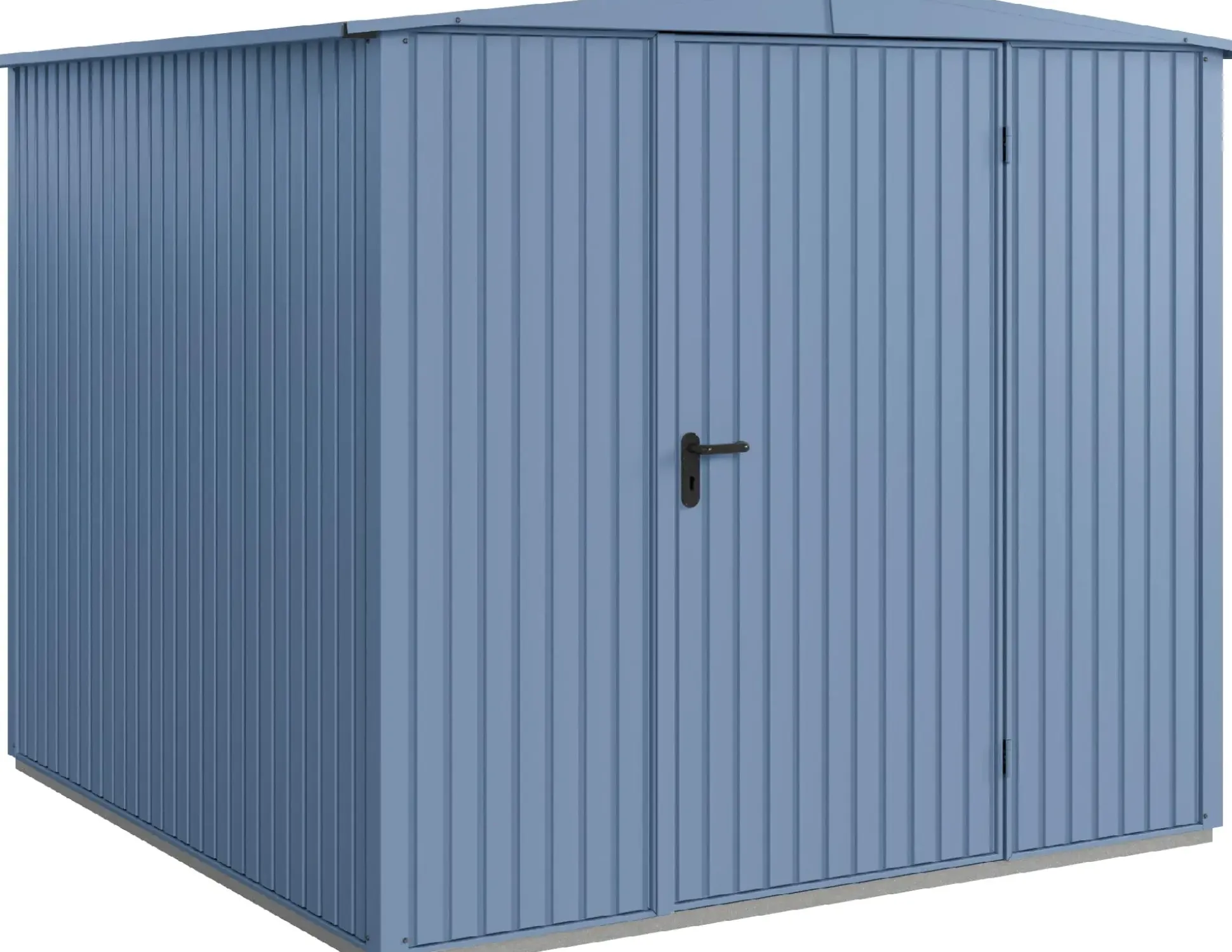 EcoStar Gerätehaus Trend-S Typ 2 258,8 x 247,7 x 216 cm taubenblau