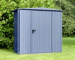 Ecostar Gerätehaus Trend-S Typ 1 258,8 x 121,3 x 216 cm taubenblau
