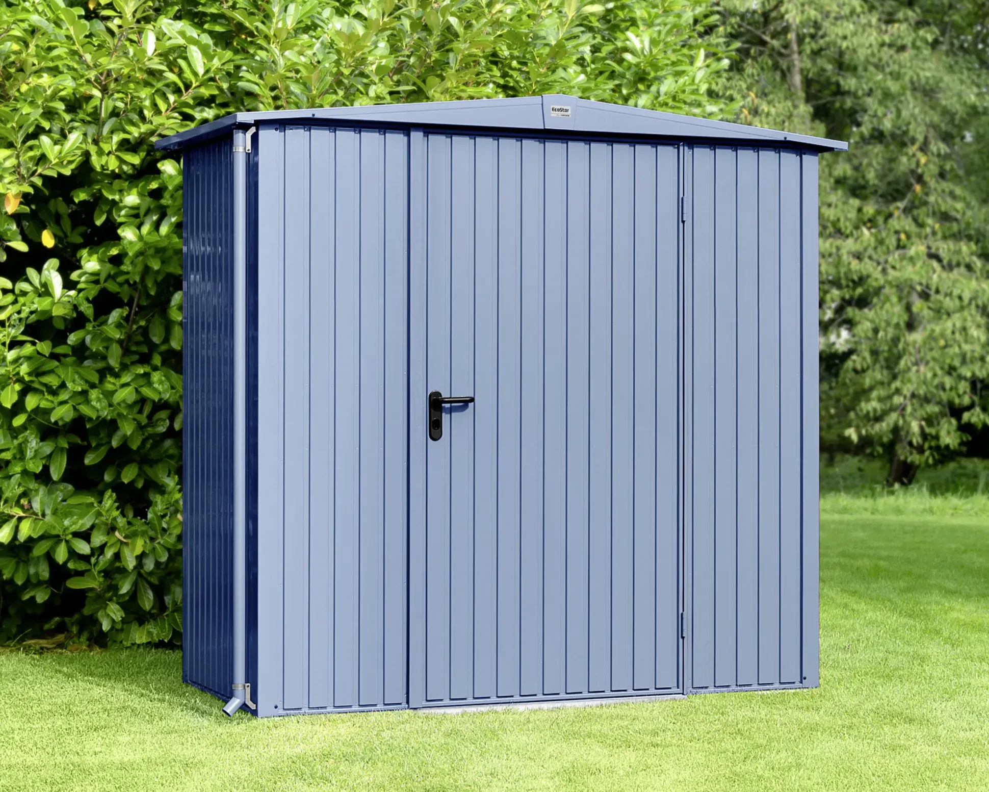 Ecostar Gerätehaus Trend-S Typ 1 258,8 x 121,3 x 216 cm taubenblau