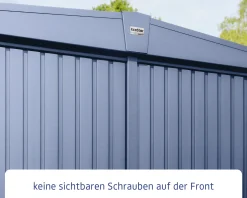 Ecostar Gerätehaus Trend-S Typ 1 258,8 x 121,3 x 216 cm taubenblau