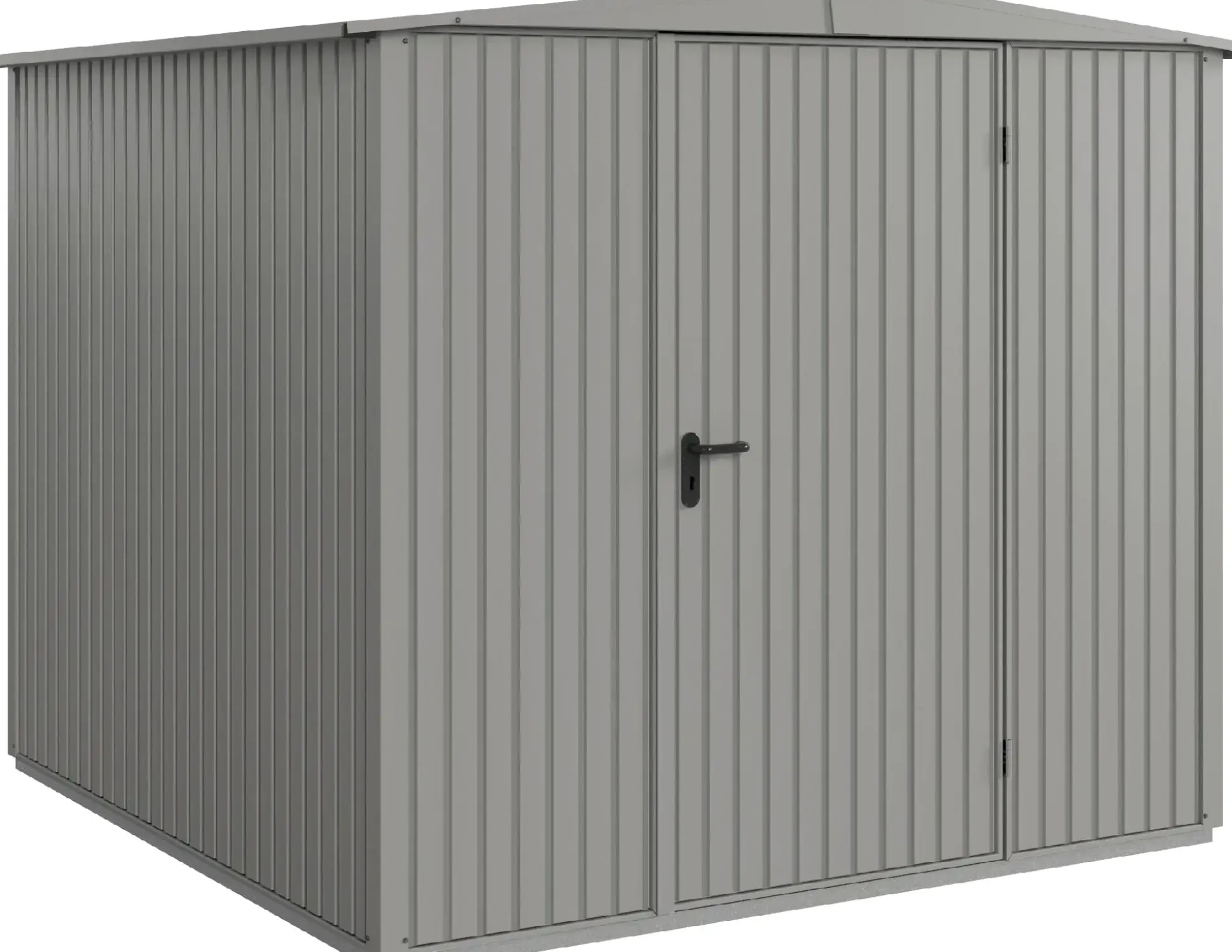EcoStar Gerätehaus Trend-S Typ 2 258,8 x 247,7 x 216 cm graualuminium