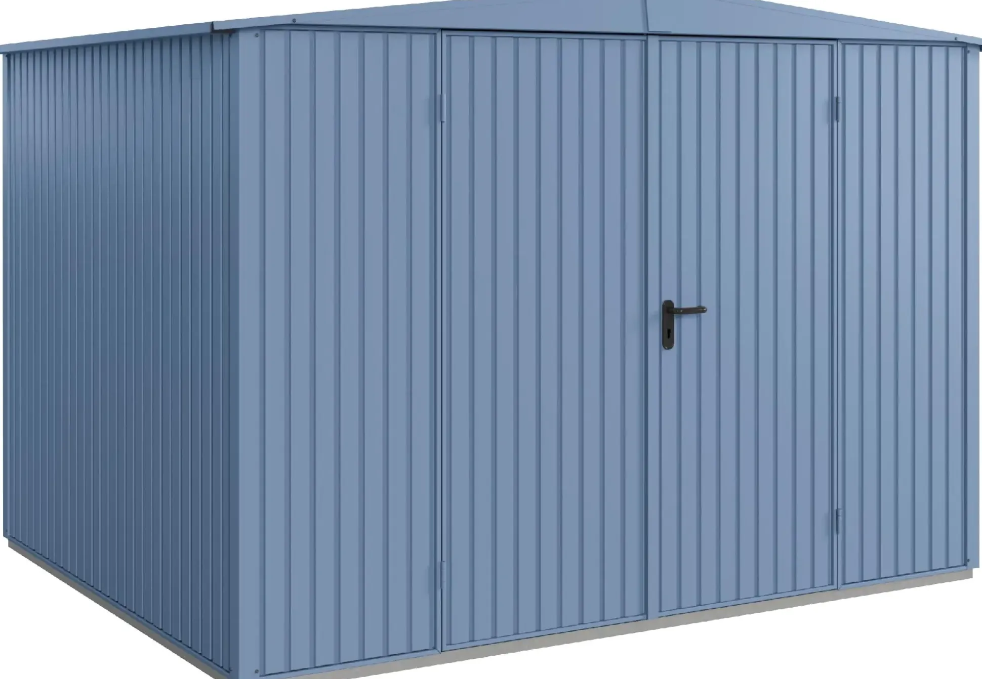 EcoStar Gerätehaus Trend-S Typ 3 323,6 x 247,7 x 219,4 cm taubenblau