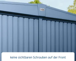 EcoStar Gerätehaus Trend-S Typ 3 323,6 x 247,7 x 219,4 cm taubenblau