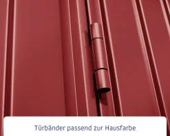 EcoStar Gerätehaus Trend-S Typ 2 258,8 x 247,7 x 216 cm v