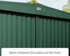 EcoStar Gerätehaus Trend-S Typ 3 323,6 x 247,7 x 219,4 cm moosgrün