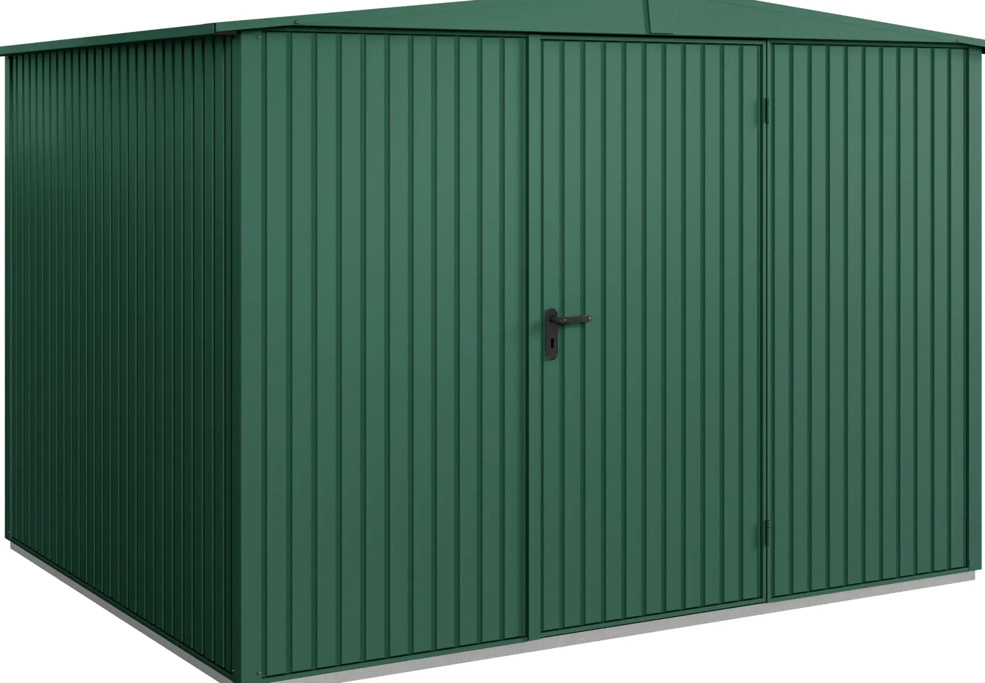 EcoStar Gerätehaus Trend-S Typ 3 323,6 x 247,7 x 219,4 cm moosgrün