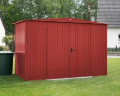 EcoStar Gerätehaus Trend-S Typ 3 purpurrot 323,6 x 247,7 x 219,4 cm