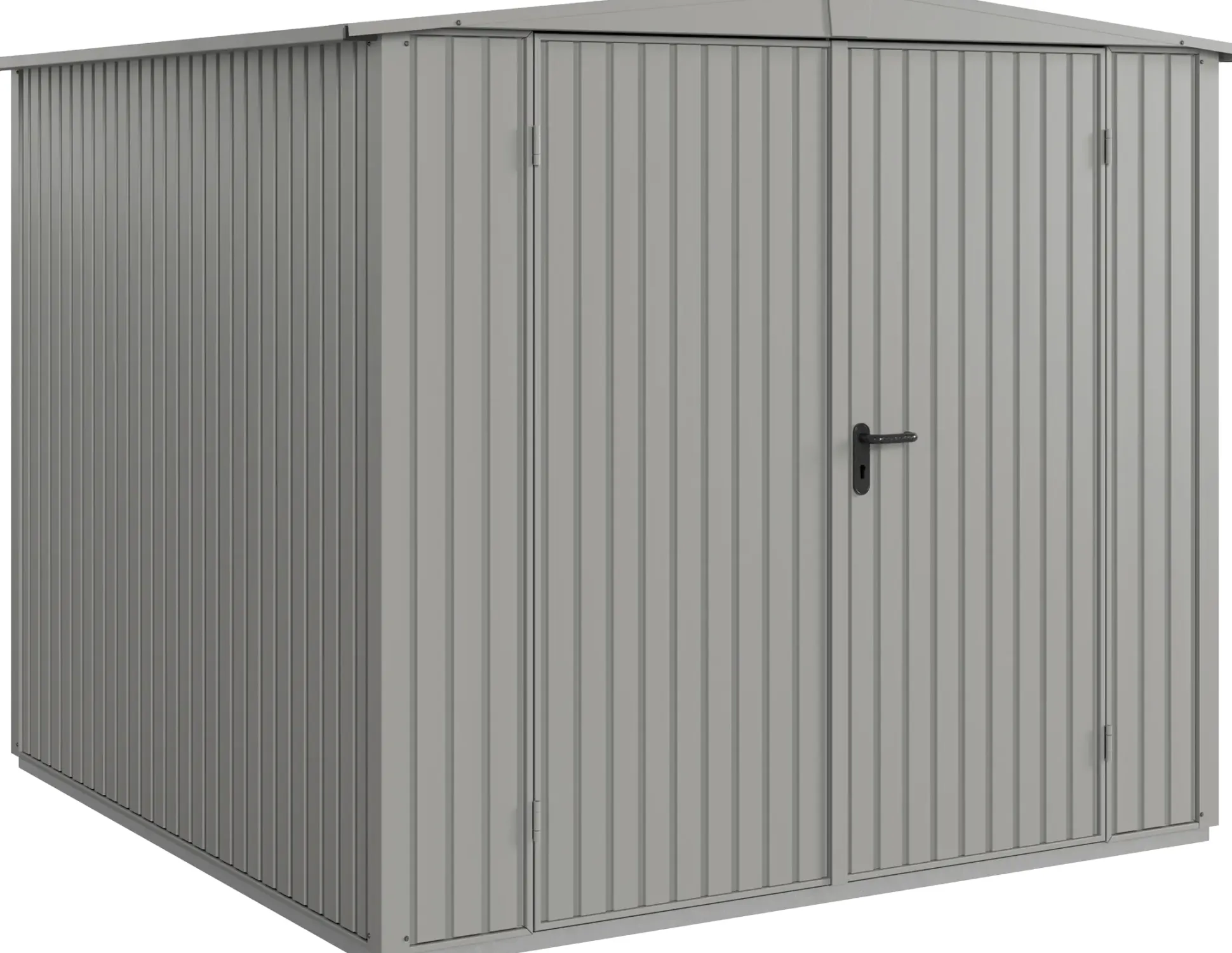 EcoStar Gerätehaus Trend-S Typ 2 258,8 x 247,7 x 216 cm graualuminium