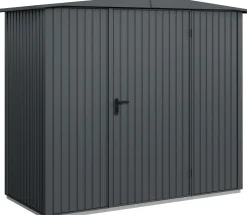 EcoStar Gerätehaus Trend-S Typ 1 258,8 x 121,3 x 216 cm anthrazitgrau
