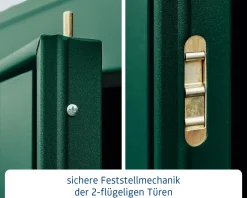 EcoStar Gerätehaus Trend-S Typ 3 323,6 x 247,7 x 219,4 cm moosgrün