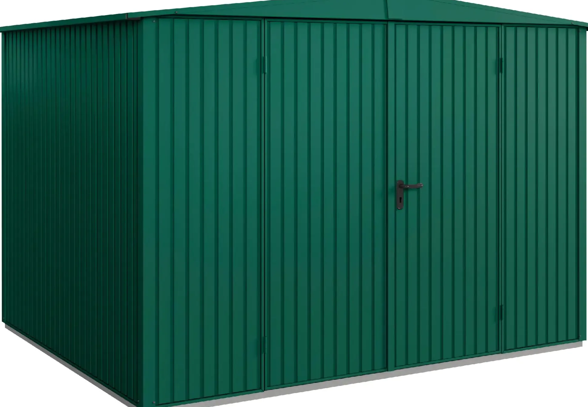 EcoStar Gerätehaus Trend-S Typ 3 323,6 x 247,7 x 219,4 cm moosgrün