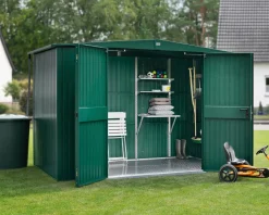 EcoStar Gerätehaus Trend-S Typ 3 323,6 x 247,7 x 219,4 cm moosgrün