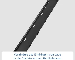 EcoStar Laubabdeckung für Regenrinne Satteldach Typ 1