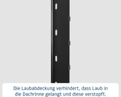EcoStar Laubabdeckung für Regenrinne Pultdach Typ 1/2