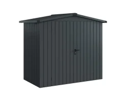 EcoStar Metallgerätehaus Euroline ESD3 anthrazit 214 x 118 cm 2-flg.