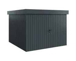 EcoStar Metallgerätehaus Euroline EFD10 anthrazit 262 x 262 cm 2-flg.