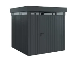 EcoStar Metallgerätehaus Euroline EFD5 LB anthrazit 214 x 214 cm 1-flg.