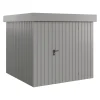 EcoStar Metallgerätehaus Euroline EFD5 graualuminium 214 x 214 cm 1-flg.