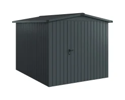 EcoStar Metallgerätehaus Euroline ESD6 anthrazit 214 x 262 cm 1-flg.