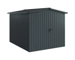 EcoStar Metallgerätehaus Euroline ESD6 anthrazit 214 x 262 cm 2-flg.