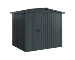 EcoStar Metallgerätehaus Euroline ESD4 anthrazit 214 x 166 cm 1-flg.