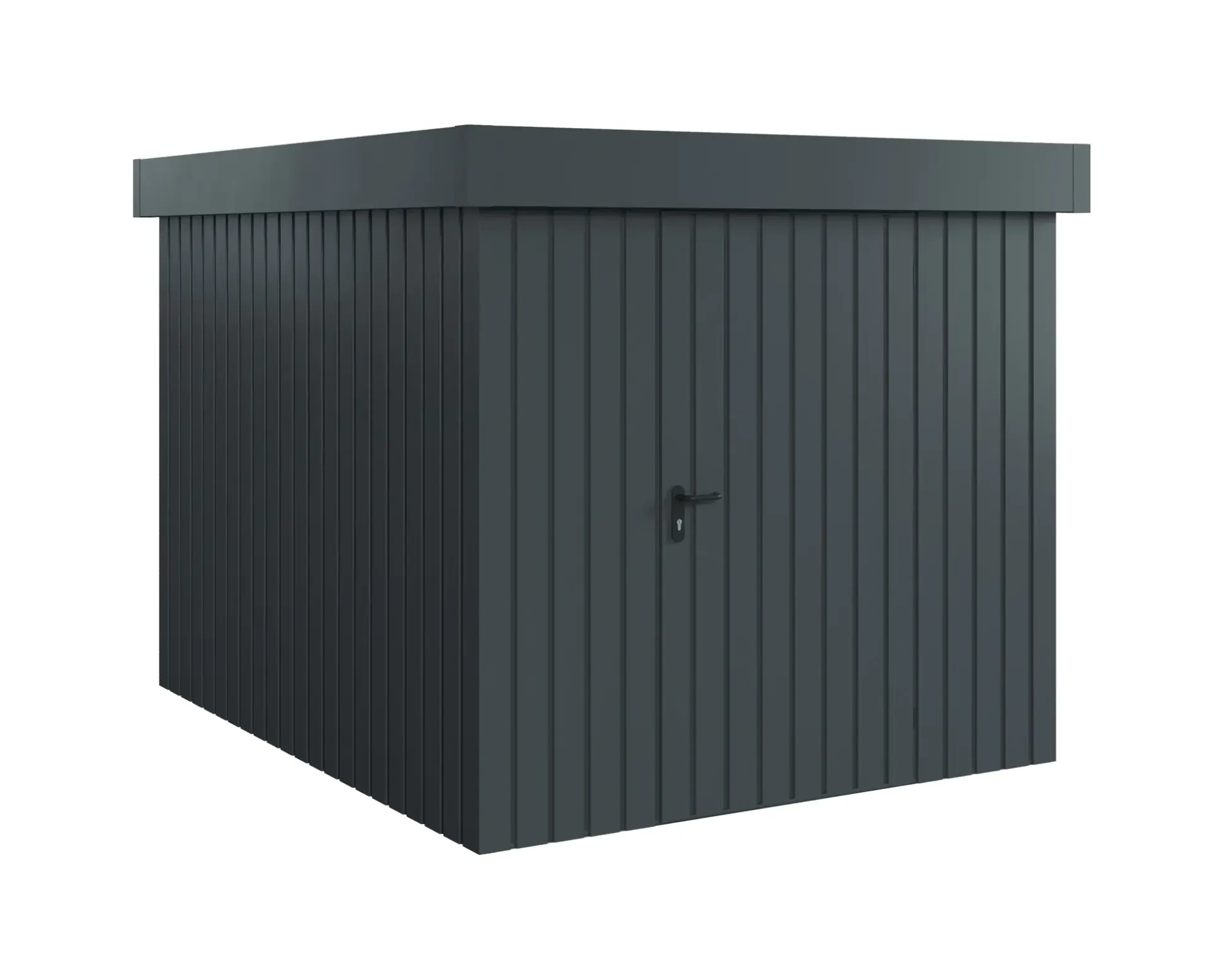 EcoStar Metallgerätehaus Euroline EFD6 anthrazit 214 x 262 cm 1-flg.