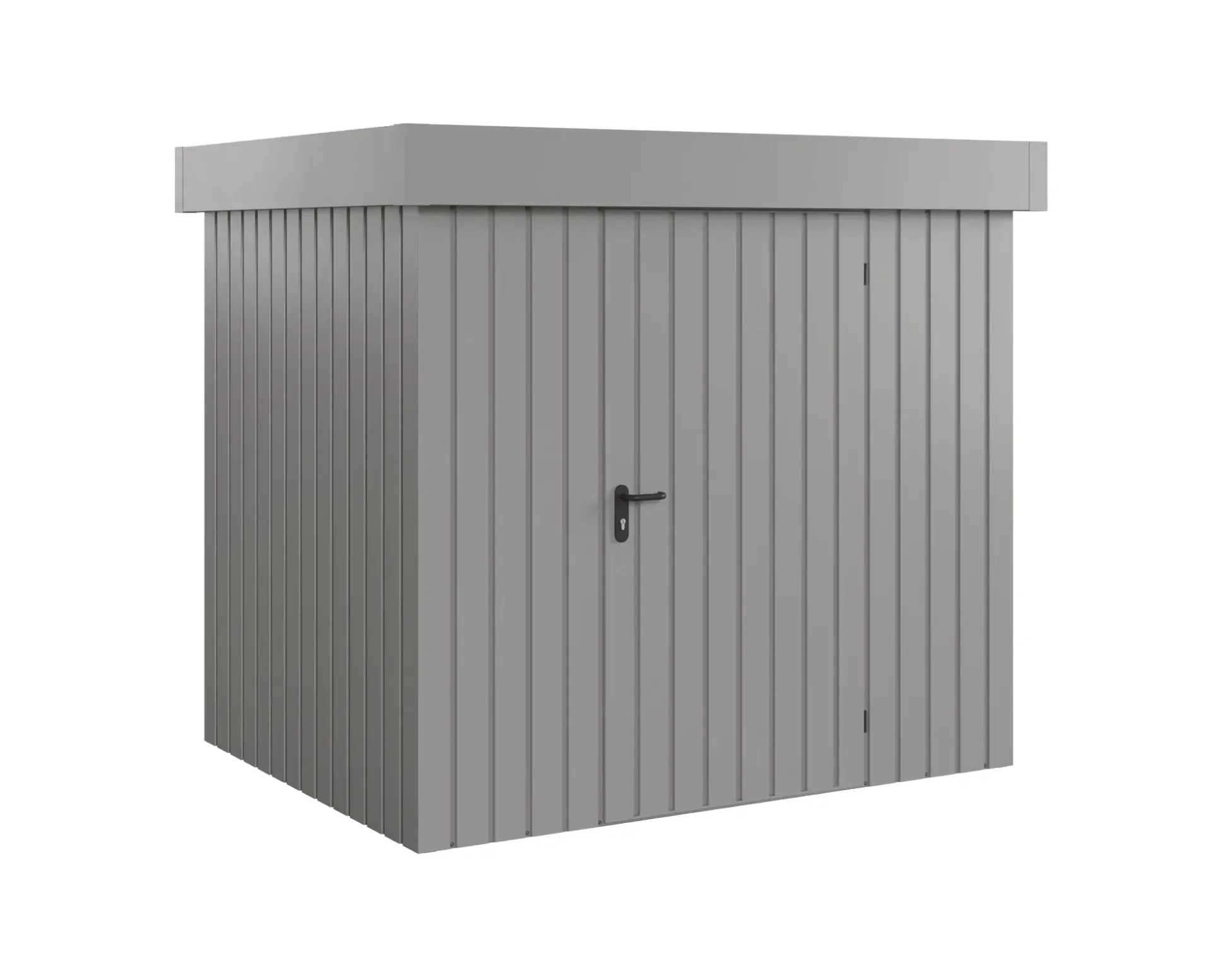EcoStar Metallgerätehaus Euroline EFD4 graualuminium 214 x 166 cm 1-flg.