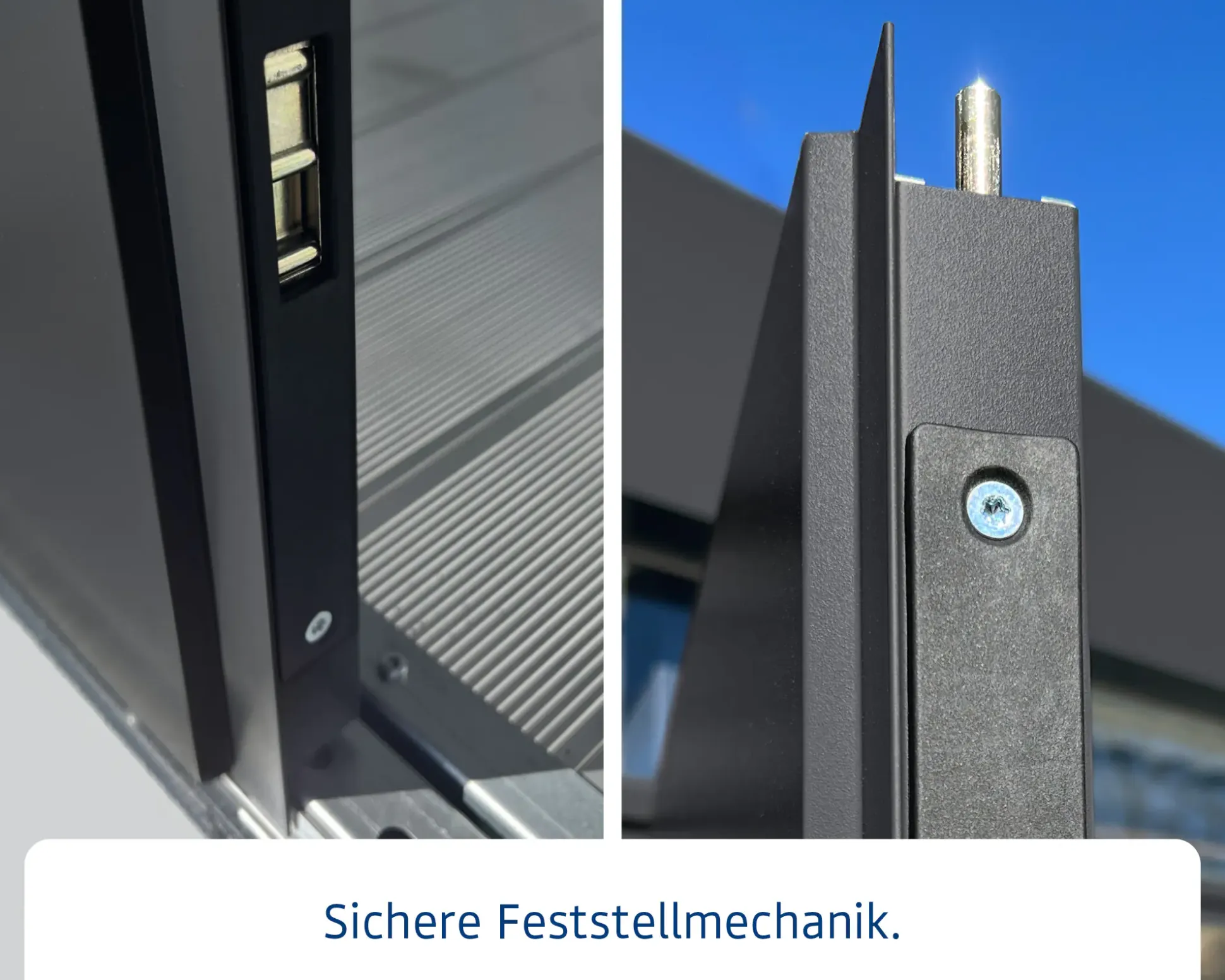 EcoStar Metallgerätehaus Euroline EFD10 LB anthrazit 262 x 262 cm 2-flg.