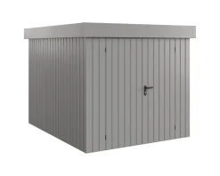 EcoStar Metallgerätehaus Euroline EFD6 aluminiumgrau 214 x 262 cm 2-flg.