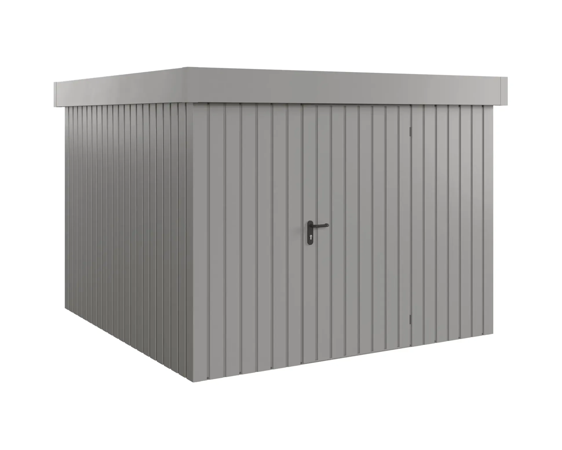 EcoStar Metallgerätehaus Euroline EFD10 graualuminium 262 x 262 cm 1-flg.