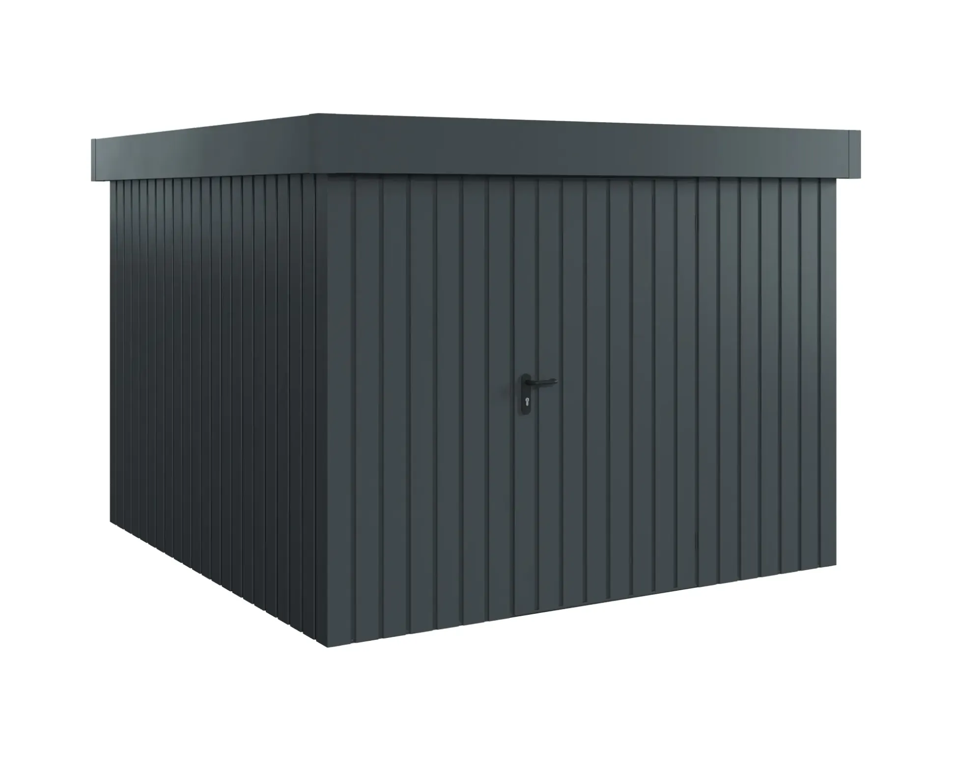 EcoStar Metallgerätehaus Euroline EFD10 anthrazit 262 x 262 cm 1-flg.