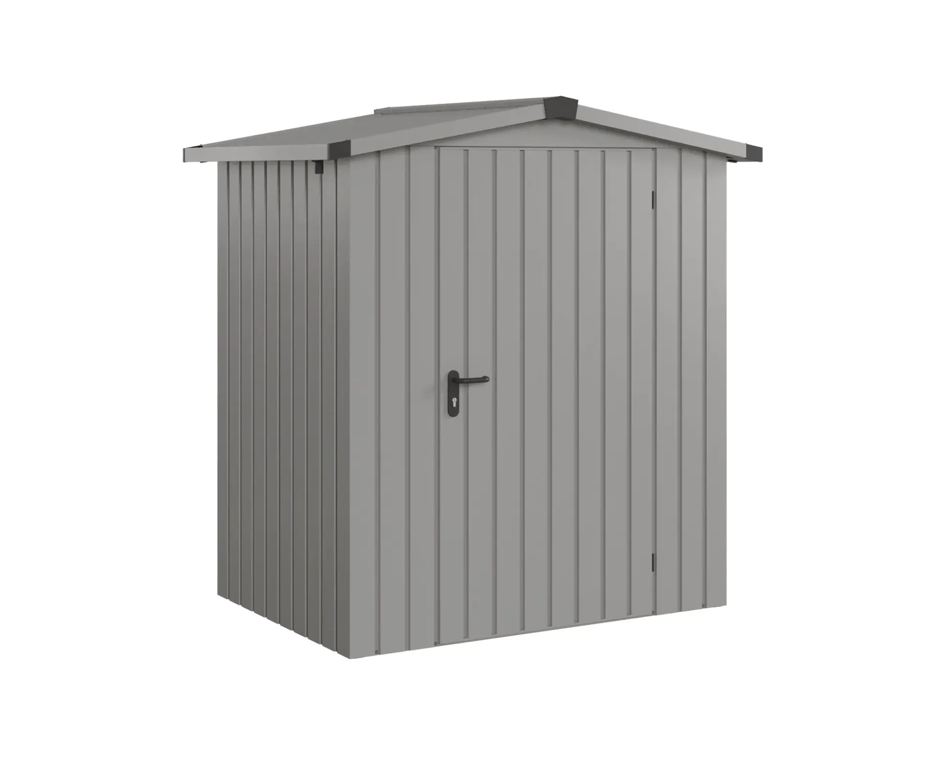 EcoStar Metallgerätehaus Euroline ESD1 graualuminium 166 x 118 cm 1-flg.