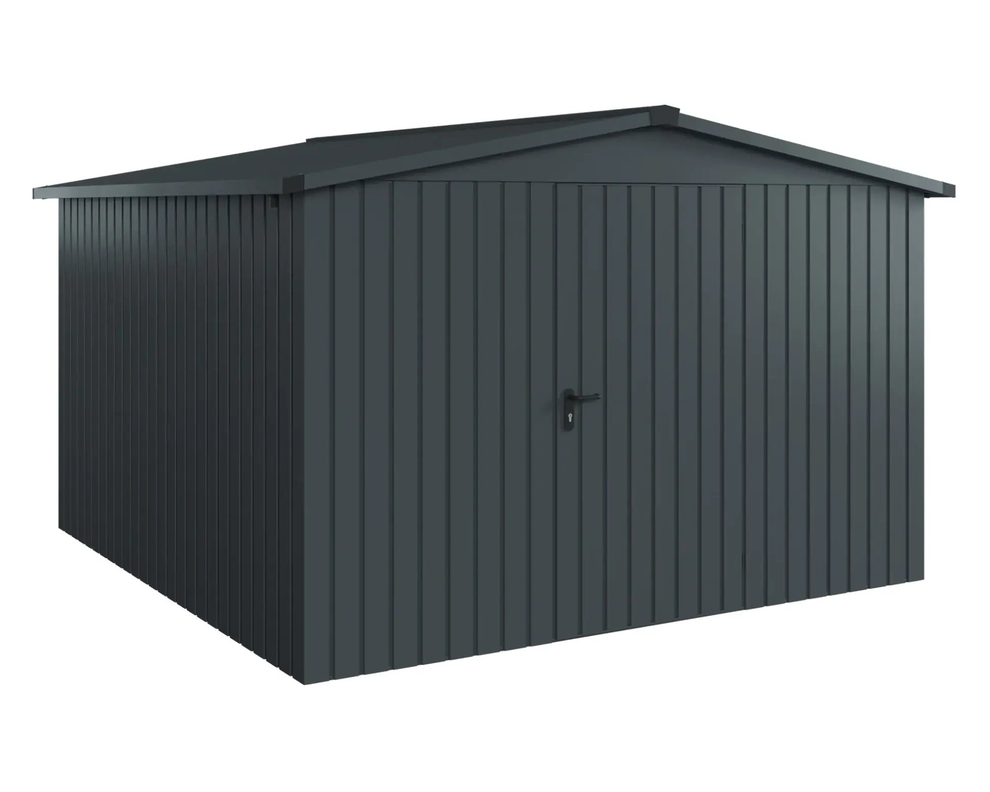 EcoStar Metallgerätehaus Euroline ESD14 anthrazit 310 x 310 cm 1-flg.