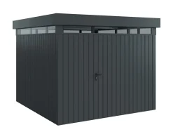 EcoStar Metallgerätehaus Euroline EFD10 LB anthrazit 262 x 262 cm 1-flg.