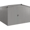 EcoStar Metallgerätehaus Euroline ESD14 graualuminium 310 x 310 cm 1-flg.