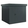 EcoStar Metallgerätehaus Euroline EFD5 anthrazit 214 x 214 cm 1-flg.