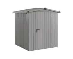 EcoStar Metallgerätehaus Euroline ESD2 graualuminium 166 x 166 cm 1-flg.