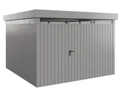EcoStar Metallgerätehaus Euroline EFD14 LB graualuminium 310 x 310 cm 1-flg.