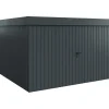 EcoStar Metallgerätehaus Euroline EFD14 anthrazit 310 x 310 cm 2-flg.