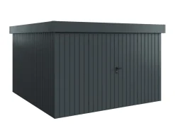 EcoStar Metallgerätehaus Euroline EFD14 anthrazit 310 x 310 cm 2-flg.
