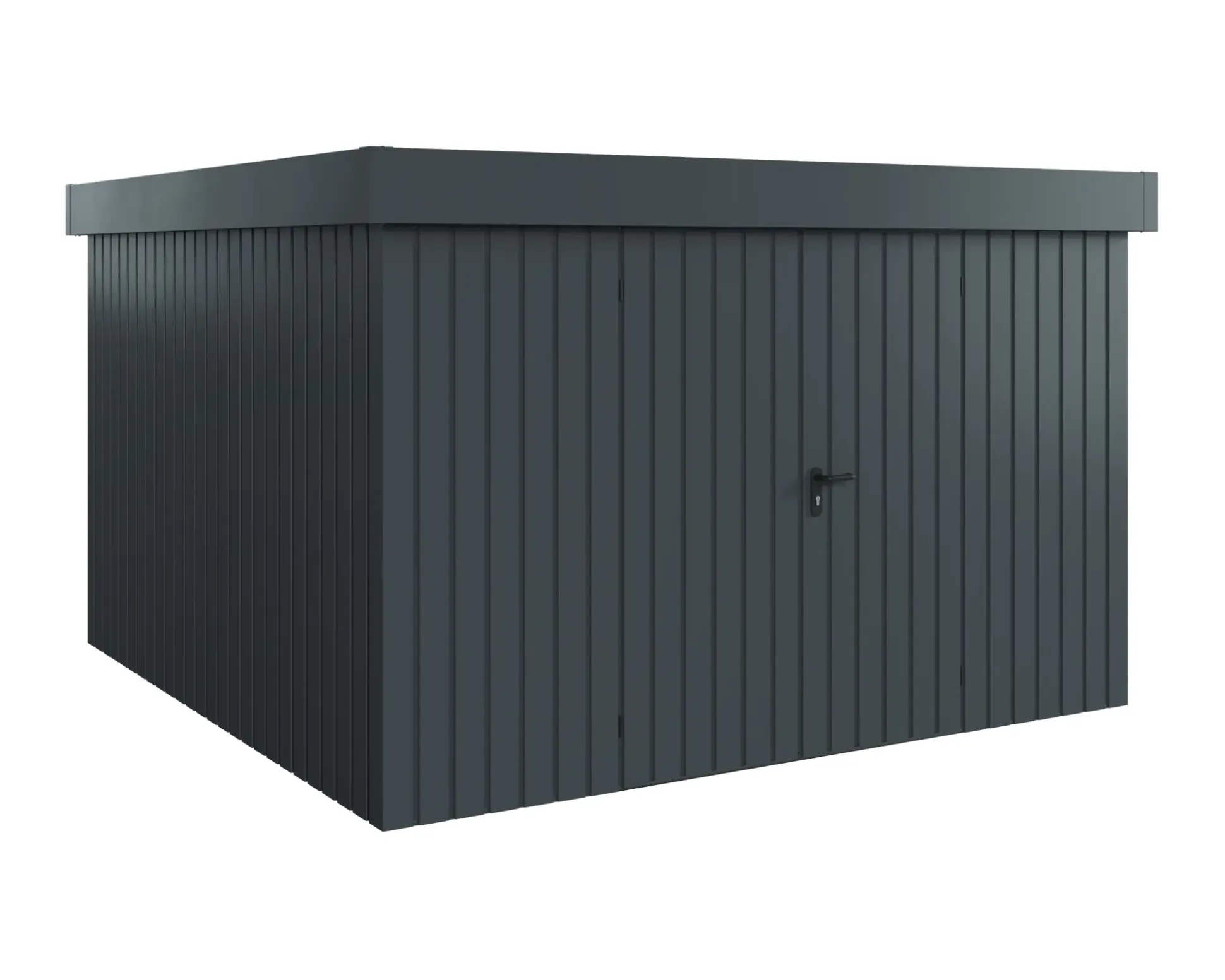 EcoStar Metallgerätehaus Euroline EFD14 anthrazit 310 x 310 cm 2-flg.