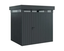 EcoStar Metallgerätehaus Euroline EFD4 LB anthrazit 214 x 166 cm 1-flg.